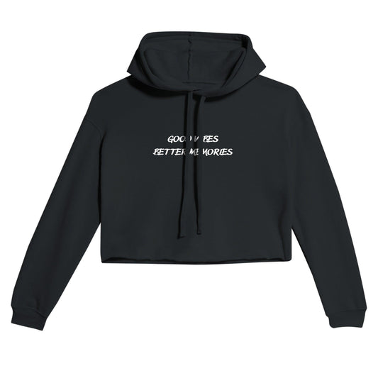 Women's Cropped Hoodie | Bella + Canvas 7502 - Clorbad