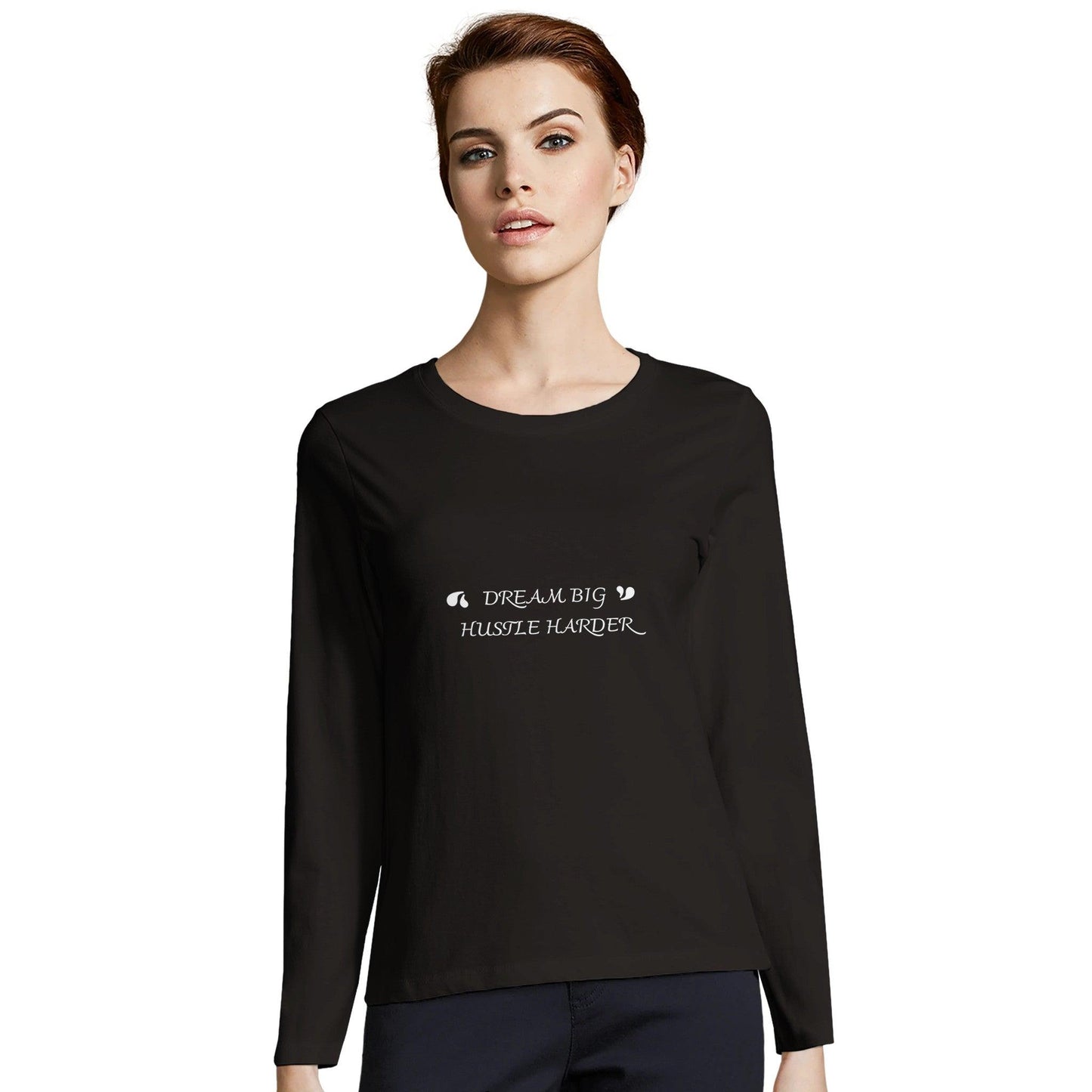 Women's Long Sleeve Fitted T-shirt | SOL'S Imperial LSL Women 02075 - Clorbad