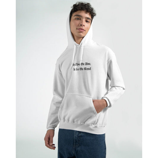 Classic Unisex Pullover Hoodie | Gildan® 18500 White - Clorbad