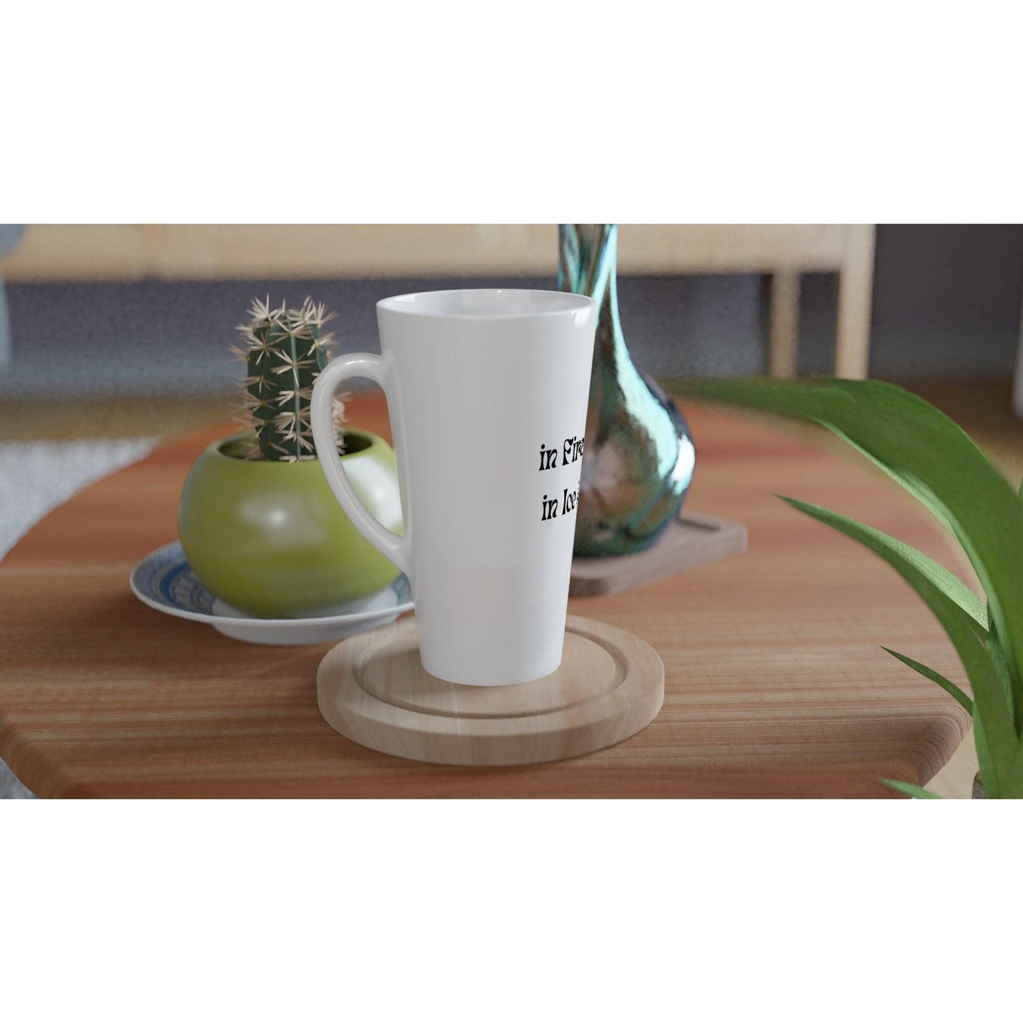 White Latte 17oz Ceramic Mug - Clorbad