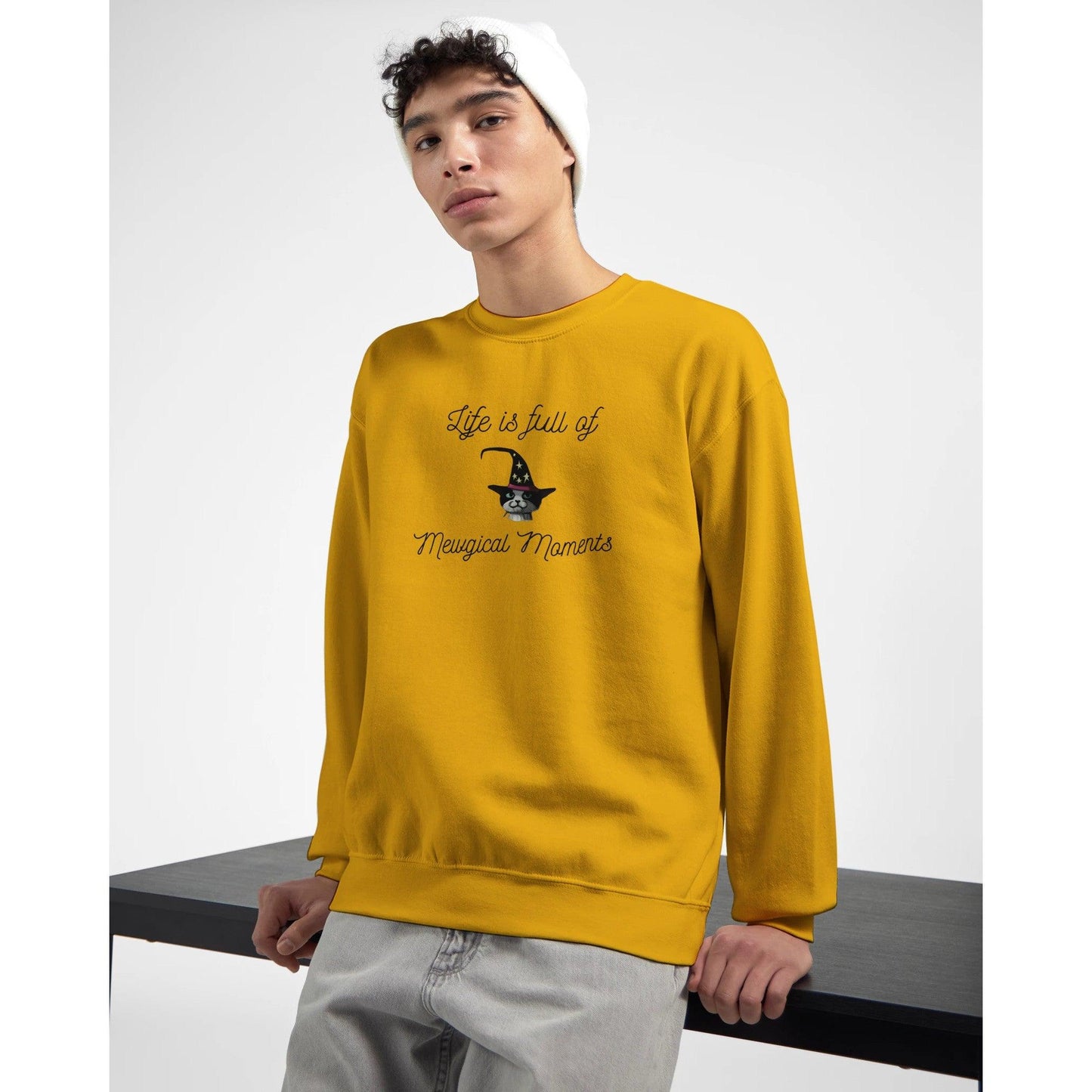 Classic Unisex Crewneck Sweatshirt for cat lovers - Clorbad