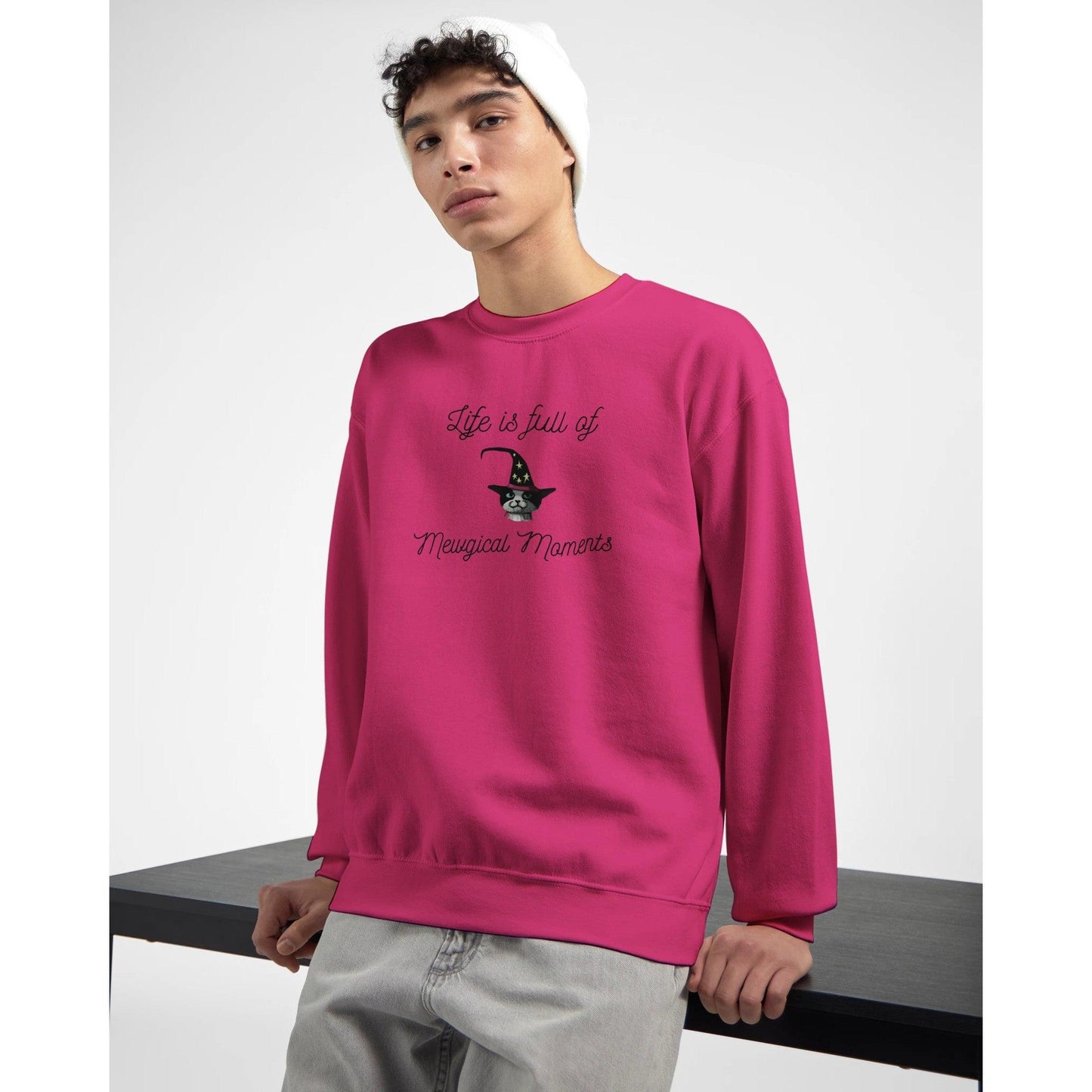 Classic Unisex Crewneck Sweatshirt for cat lovers - Clorbad