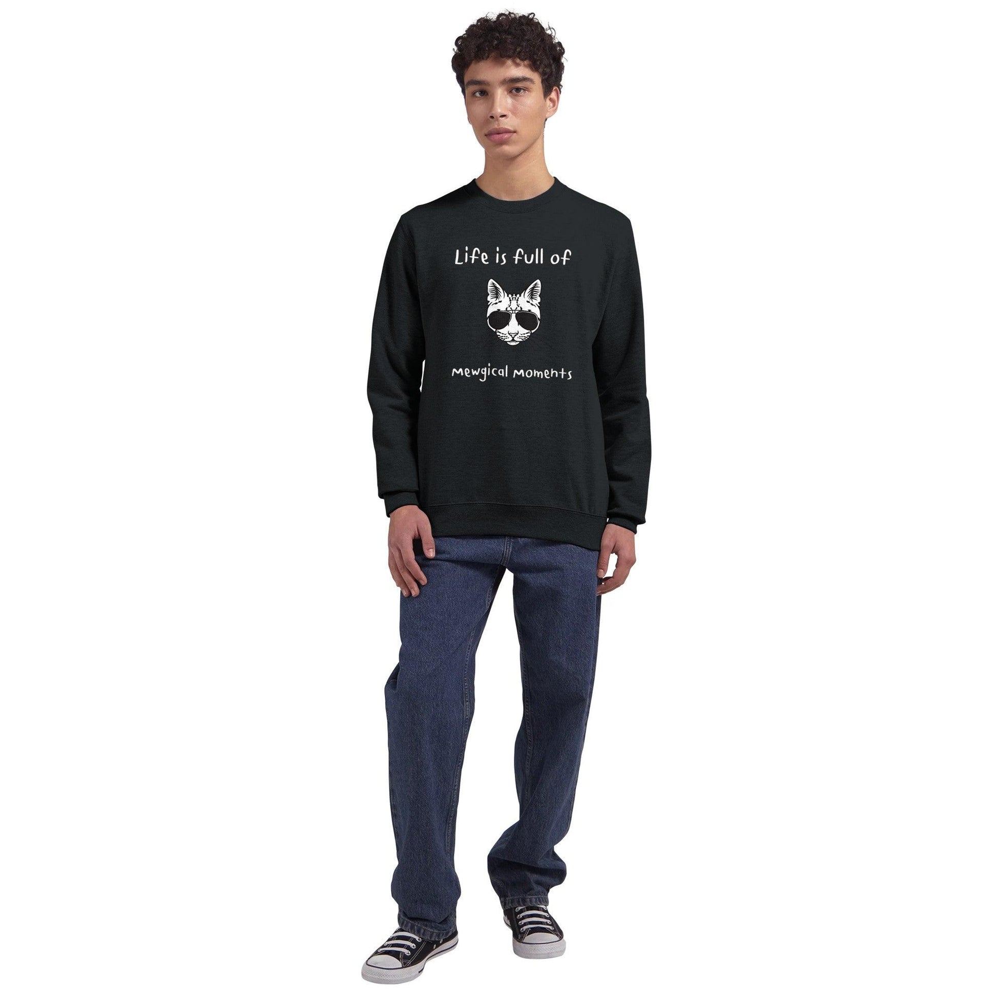 Premium Unisex Crewneck Sweatshirt for cat lovers - Clorbad