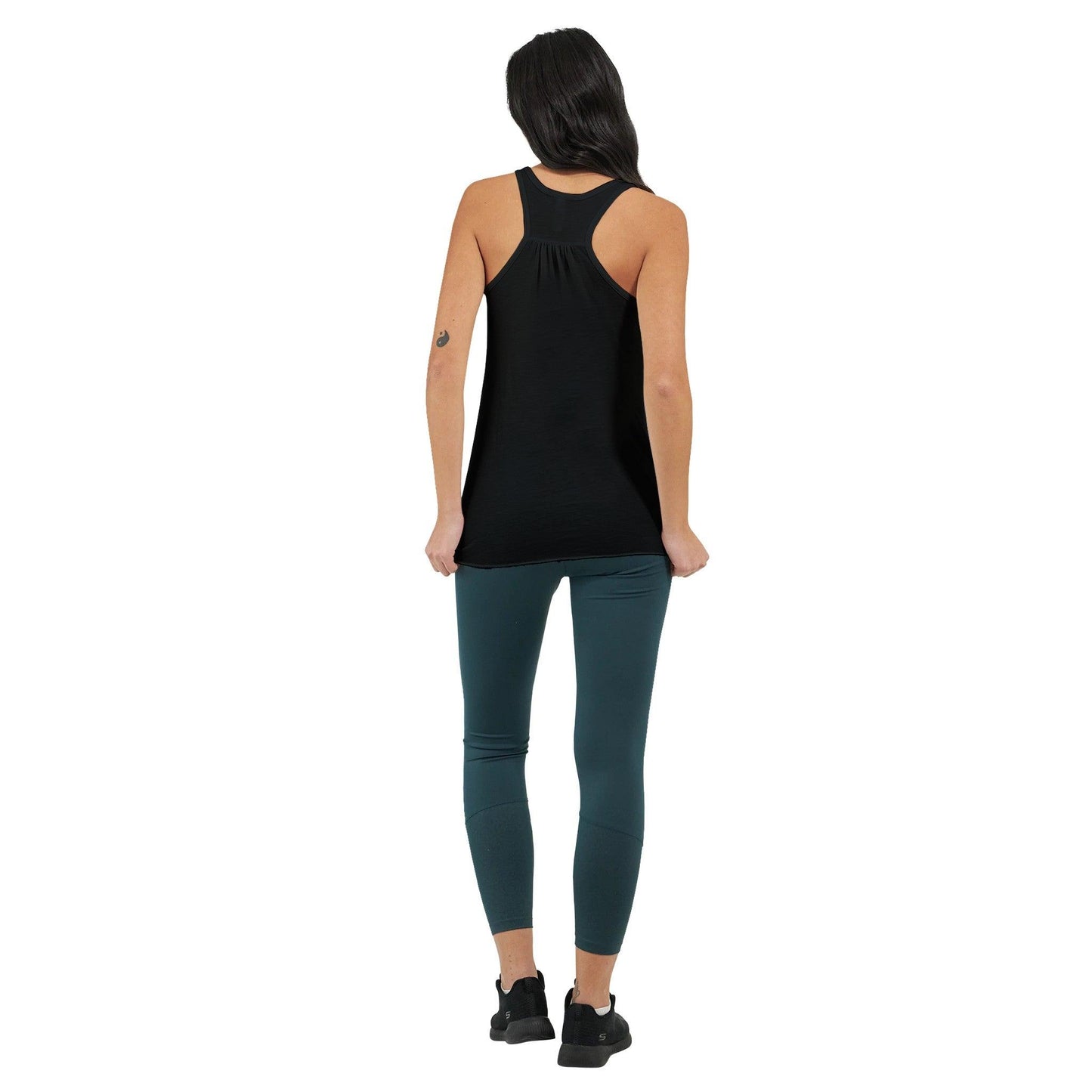 Women's Flowy Racerback Tank Top for cat lovers - Clorbad