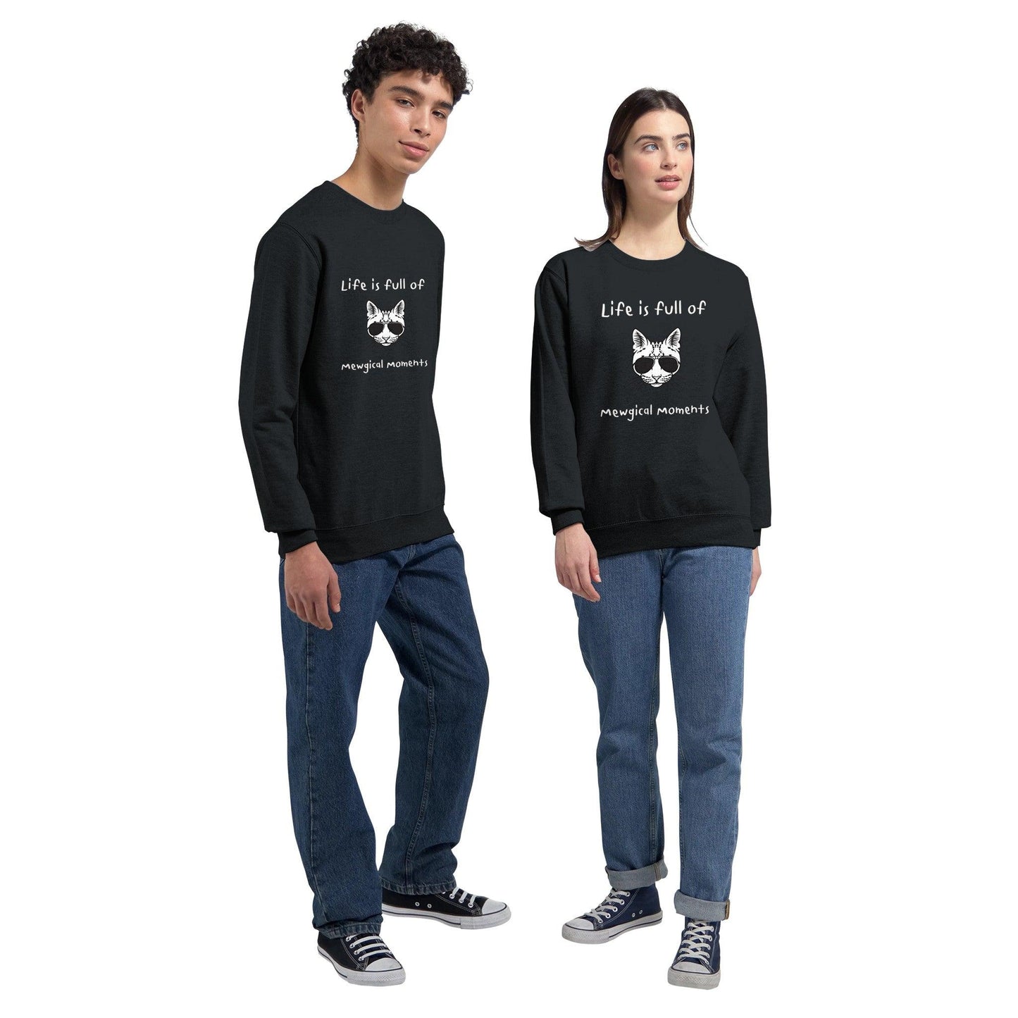 Premium Unisex Crewneck Sweatshirt for cat lovers - Clorbad