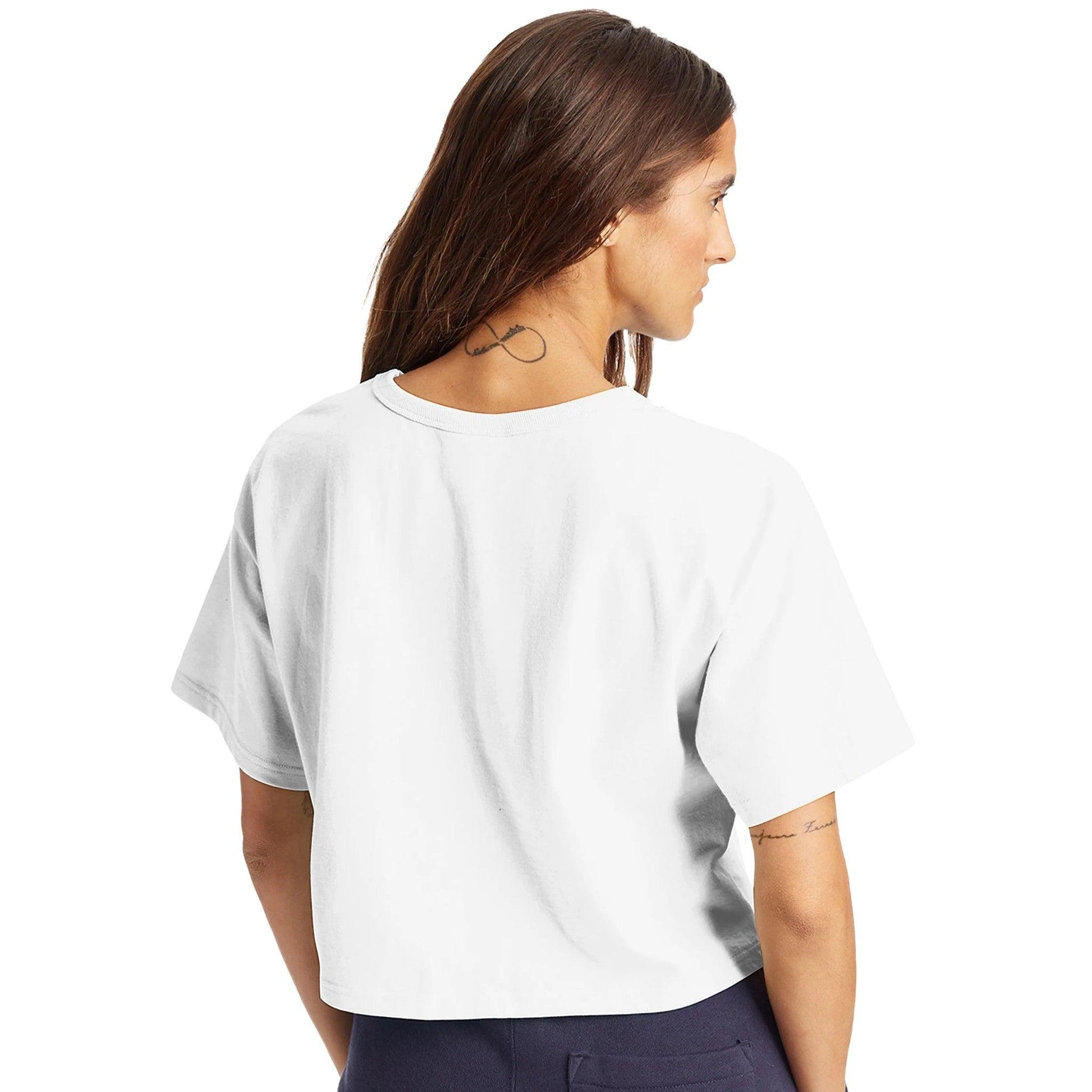 Women's Cropped Heritage Crewneck T-Shirt | Champion T453W - Clorbad