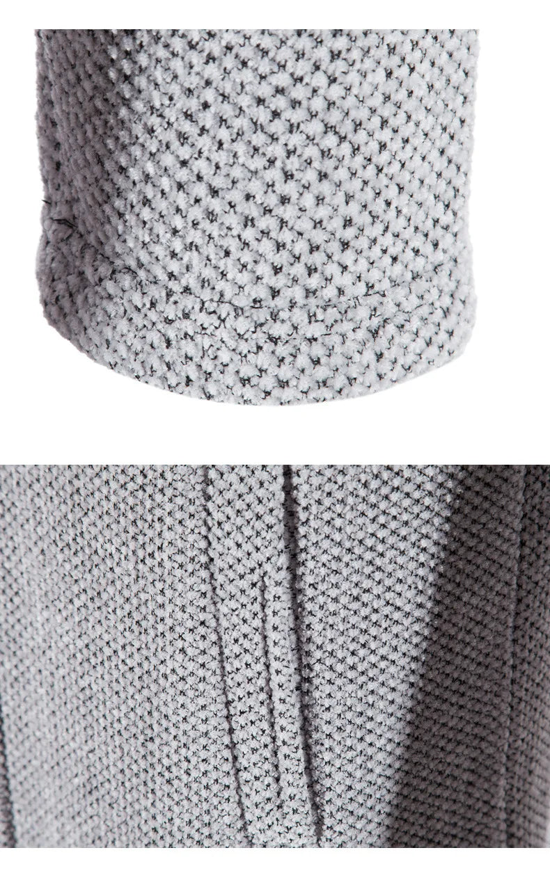 Men's Cashmere Chenille Cardigan - Winter Warmth Coat