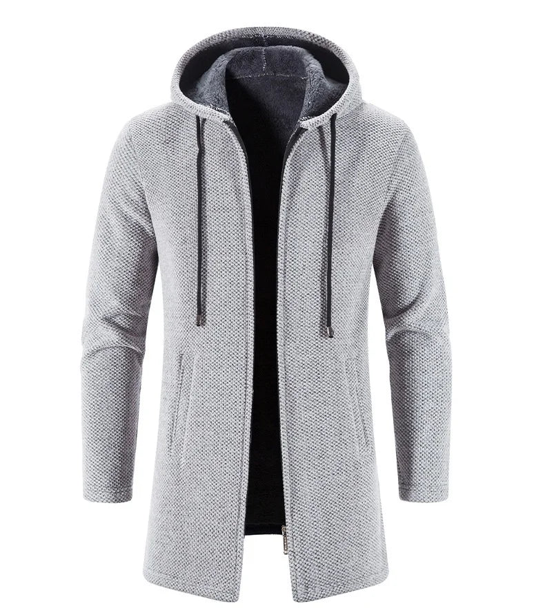 Men's Cashmere Chenille Cardigan - Winter Warmth Coat