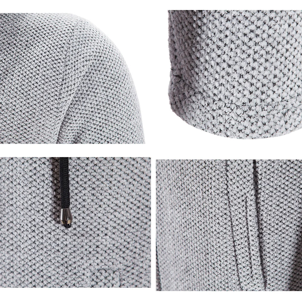 Men's Cashmere Chenille Cardigan - Winter Warmth Coat