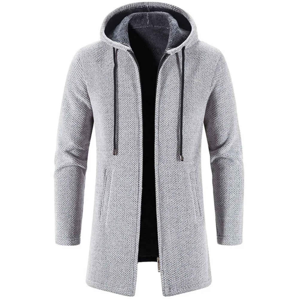 Men's Cashmere Chenille Cardigan - Winter Warmth Coat