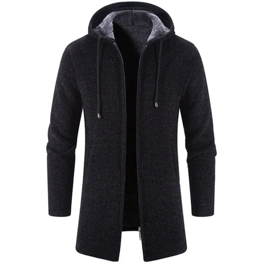 Men's Cashmere Chenille Cardigan - Winter Warmth Coat