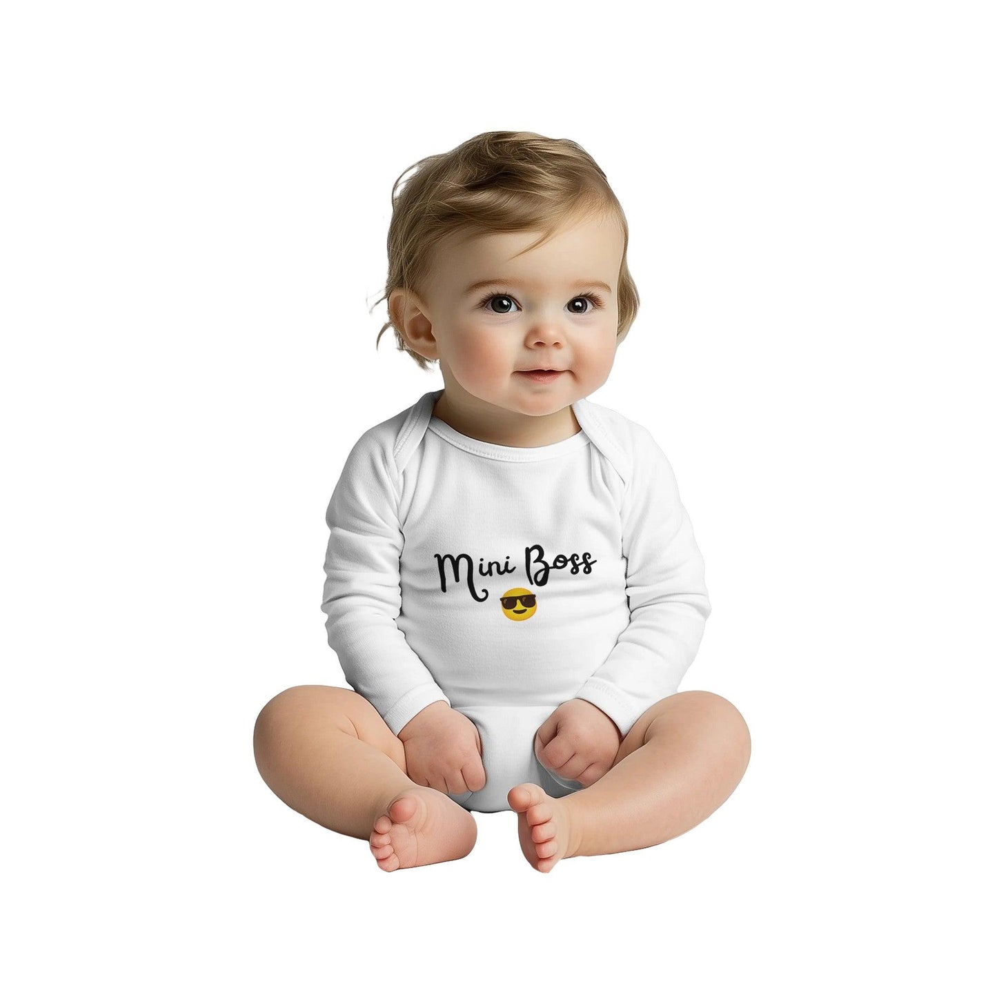 Classic Baby Long Sleeve Bodysuit White - Clorbad