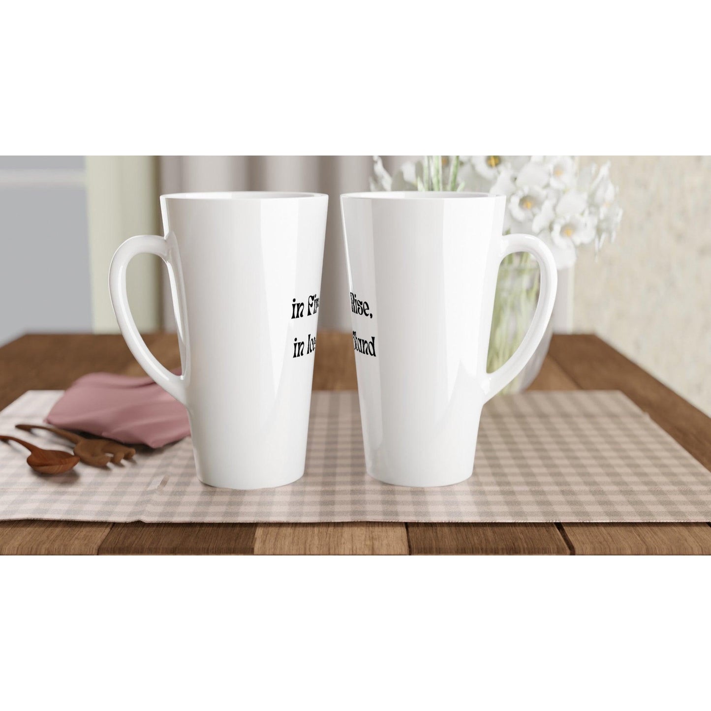 White Latte 17oz Ceramic Mug - Clorbad