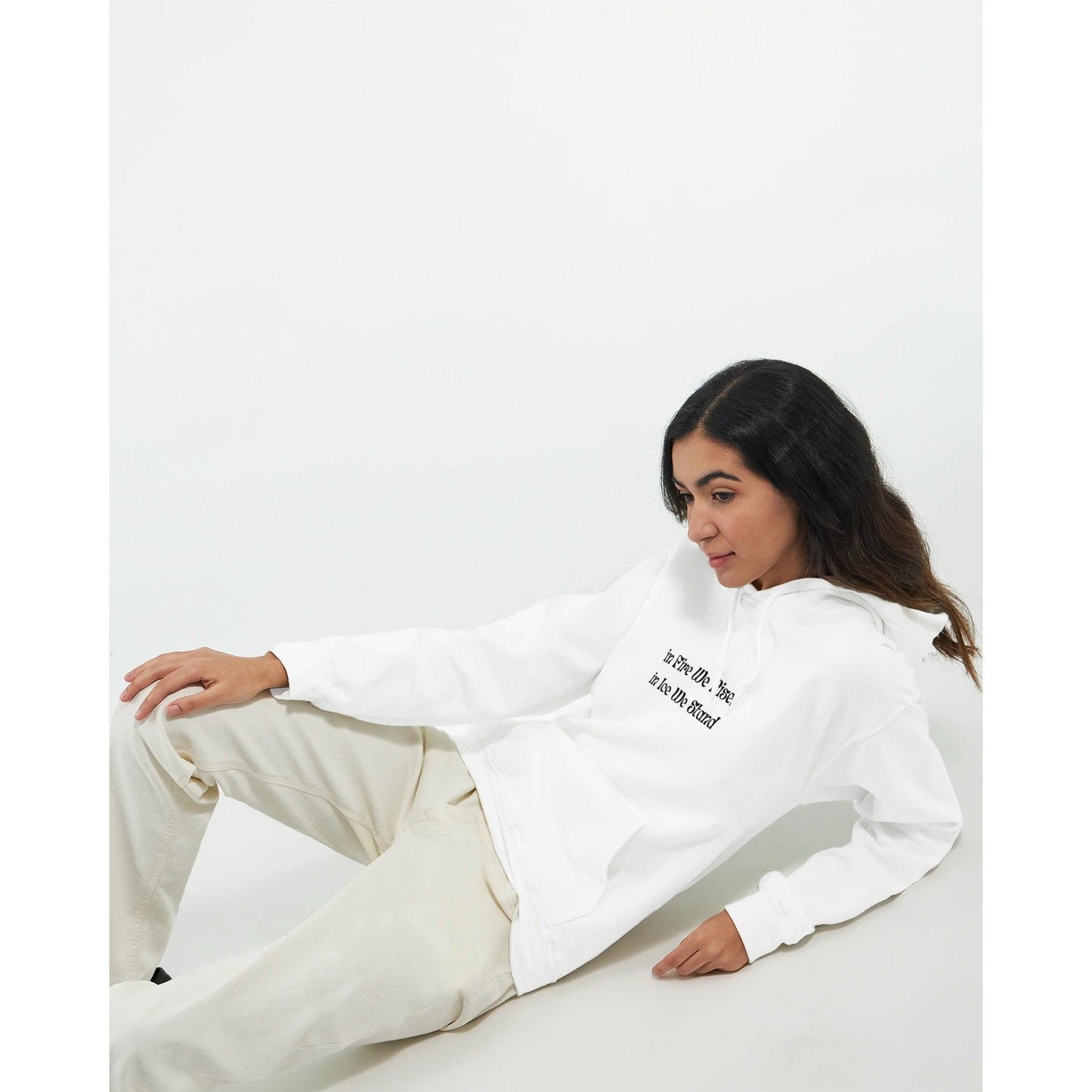 Classic Unisex Pullover Hoodie | Gildan® 18500 White - Clorbad