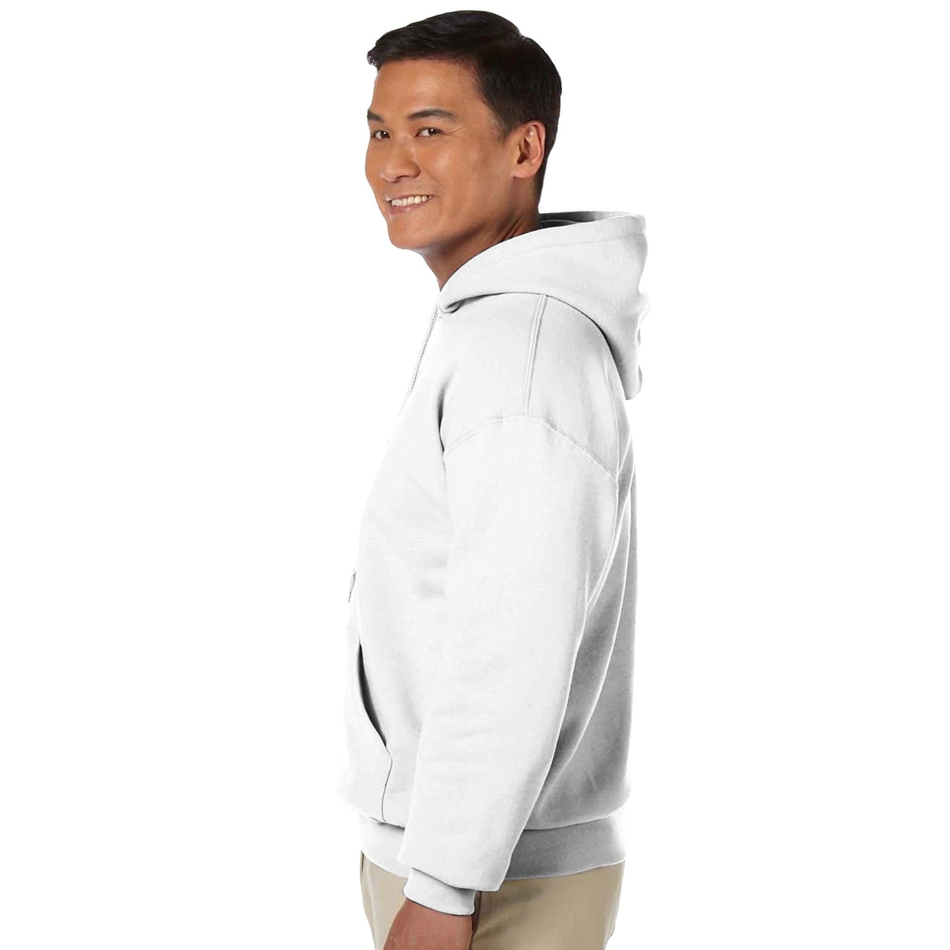 Classic Unisex Pullover Hoodie | Gildan® 18500 White - Clorbad