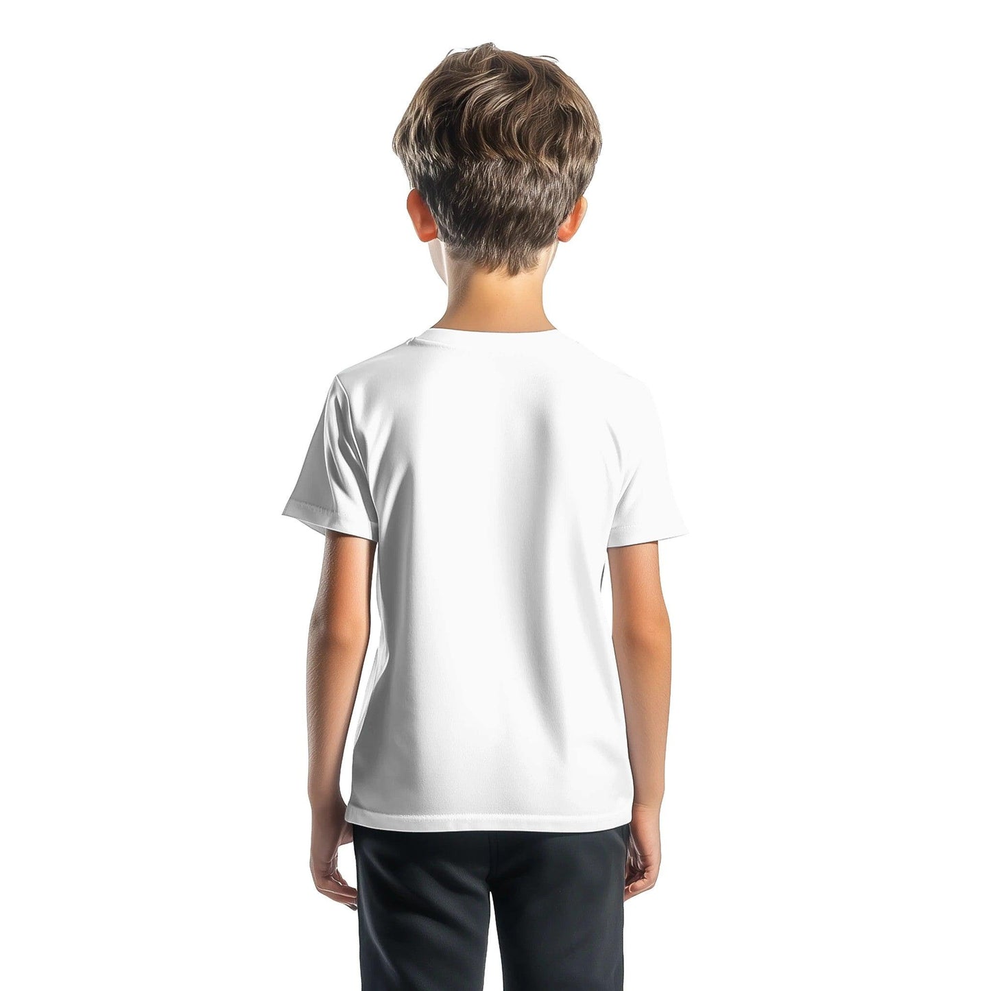 Performance Kids Crewneck T-shirt White - Clorbad